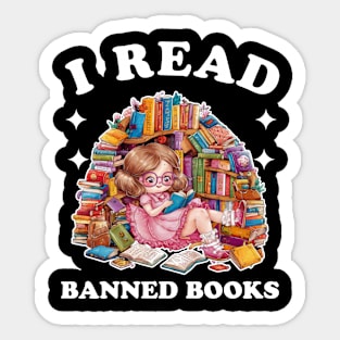 I read banned books Sticker